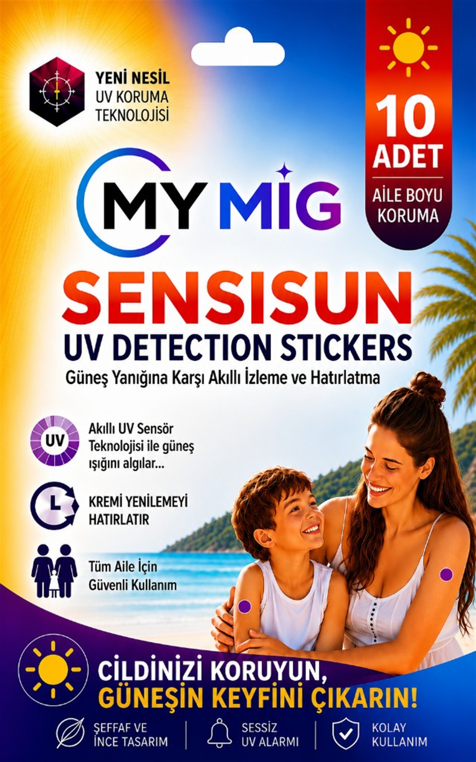 SensiSun premium ürün paketi